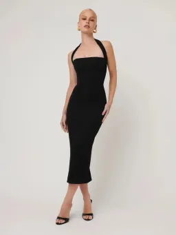 Effie Kats Meline Midi Dress Black Size S / AU 8 for rent on The Volte - image 1