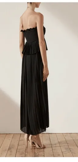 Shona Joy Botticelli Palazzo Jumpsuit Black Size 8 for rent on The Volte - image 2