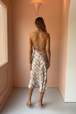 Bec & Bridge Python Midi Dress Size 8 for rent on The Volte - image 2