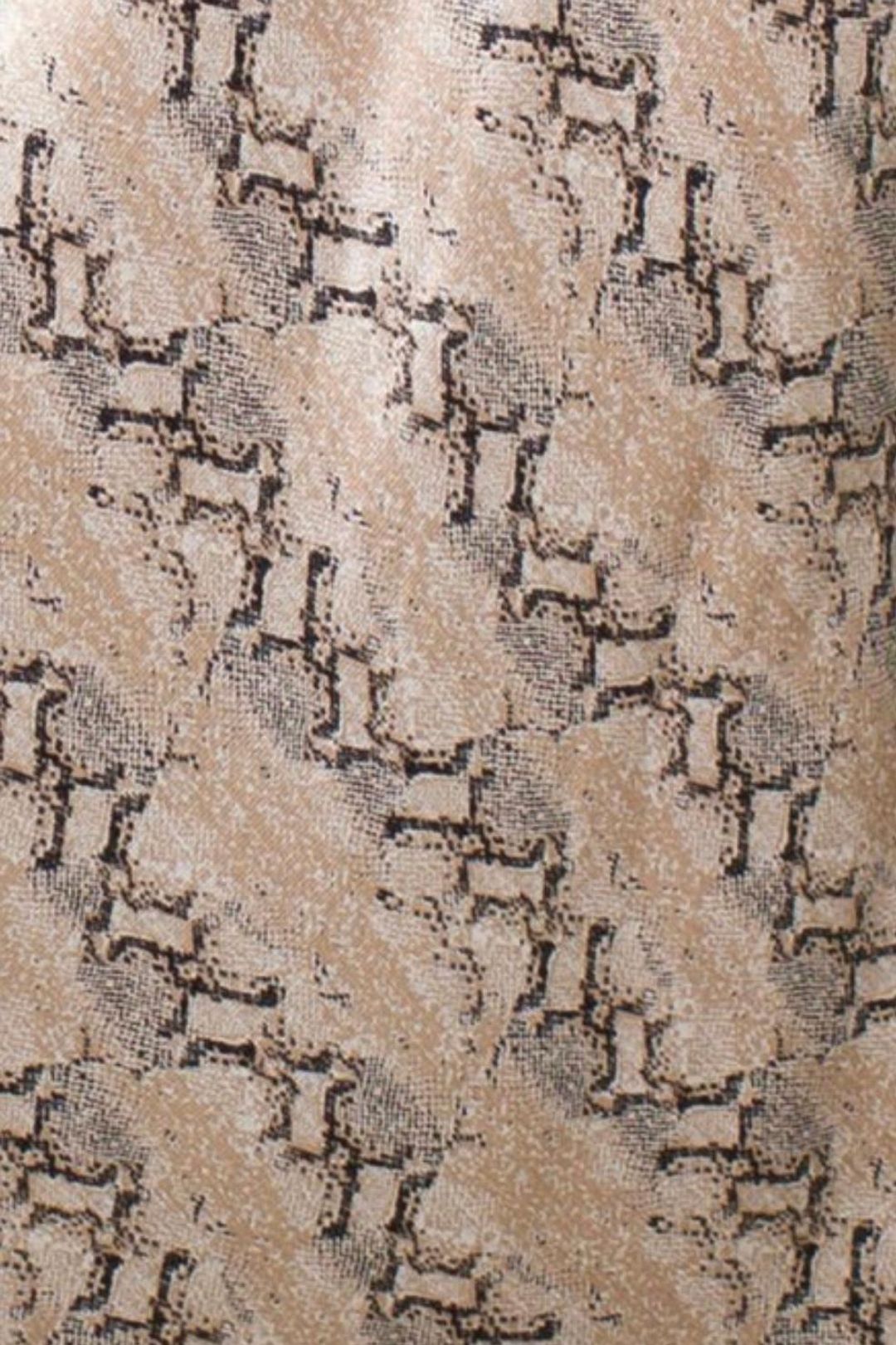 Bec & Bridge Python Midi Dress Size 8 for rent on The Volte - main image