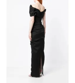 Rachel Gilbert Dahli Dress Black Size 16 for rent on The Volte - image 2