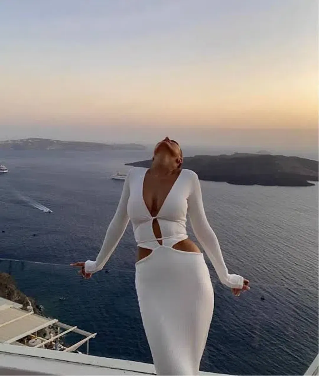 Arcina Ori Aston Dress Ivory Size 6 for rent on The Volte - main image