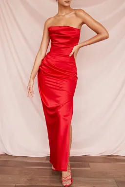 House of CB Adrienne Dress Red Size 6  for rent on The Volte - image 4