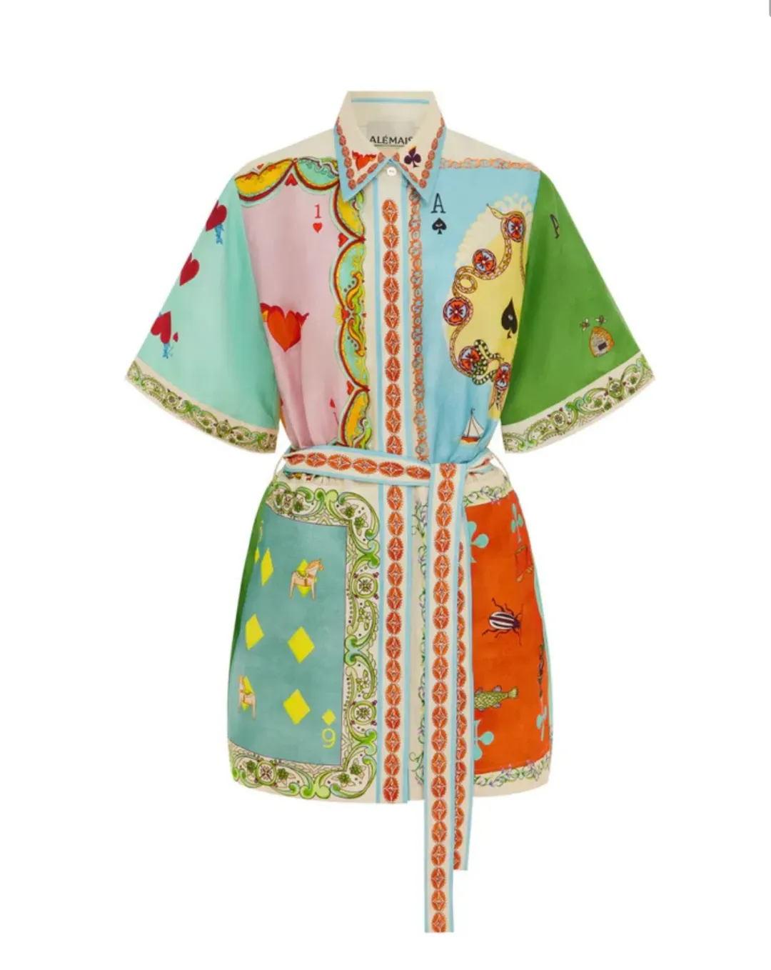 Alemais Rummy Mini Dress Multi Size 16 for rent on The Volte - main image