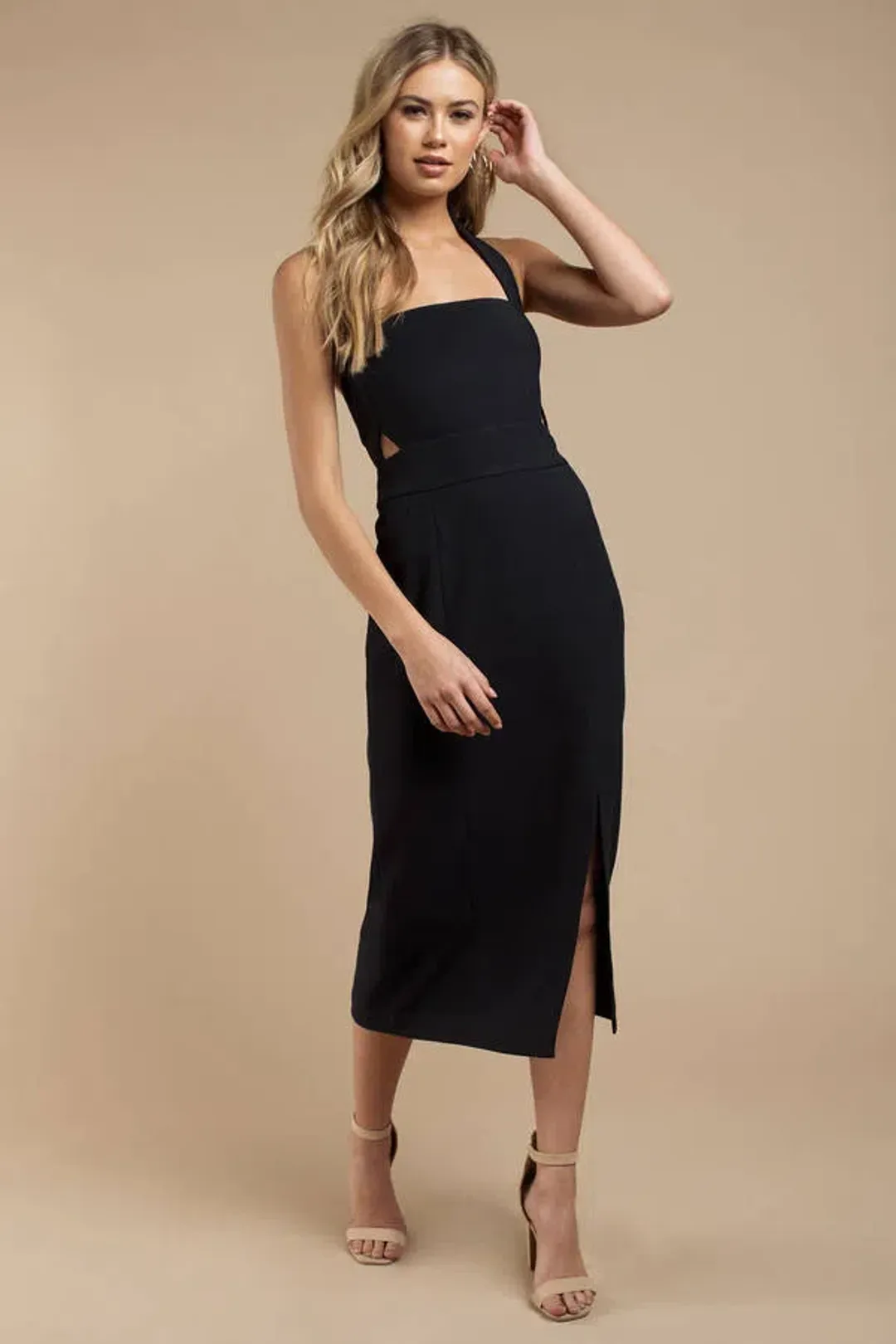 Finders Keepers Seeking Dress Navy Size 10  for rent on The Volte - main image