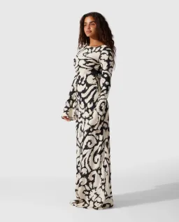 The Wolf Gang Santa Elena Maxi Dress Ikat Print Size 8 for rent on The Volte - image 3