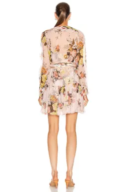 Zimmermann Brightside silk Mini Dress, Blush, Size 2 (AU 12) for rent on The Volte - image 3