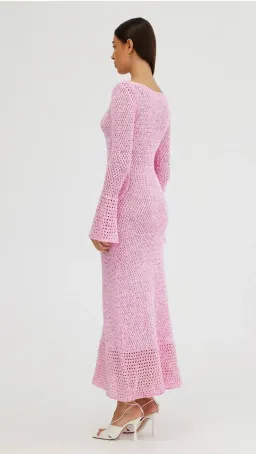 Significant Other Una Maxi Dress Fuchsia Size 8  for rent on The Volte - image 4