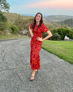 Rue Stiic Isabella Maxi Dress Red Size M/AU 10  for rent on The Volte - image 6