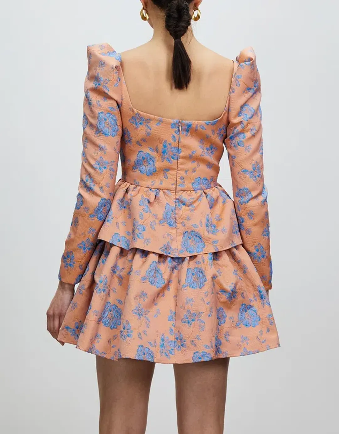 Nicola Finetti Lolly Mini Dress Multi Floral Size 10 for rent on The Volte - main image