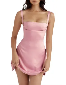 House of CB Kara Mini Dress Pink Quartz Size S / AU 8 for rent on The Volte - image 2
