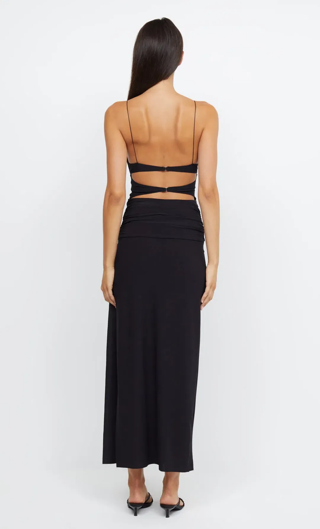 Bec & Bridge Montana Twist Maxi Dress Black Size M / AU 10 for rent on The Volte - main image