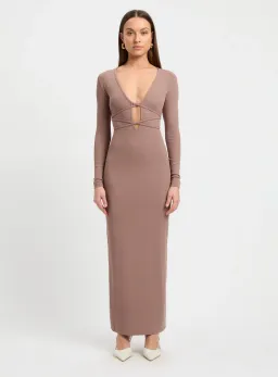 Kookai Sereya Maxi Dress Ginger Snap Size M / AU 10 for rent on The Volte - image 1
