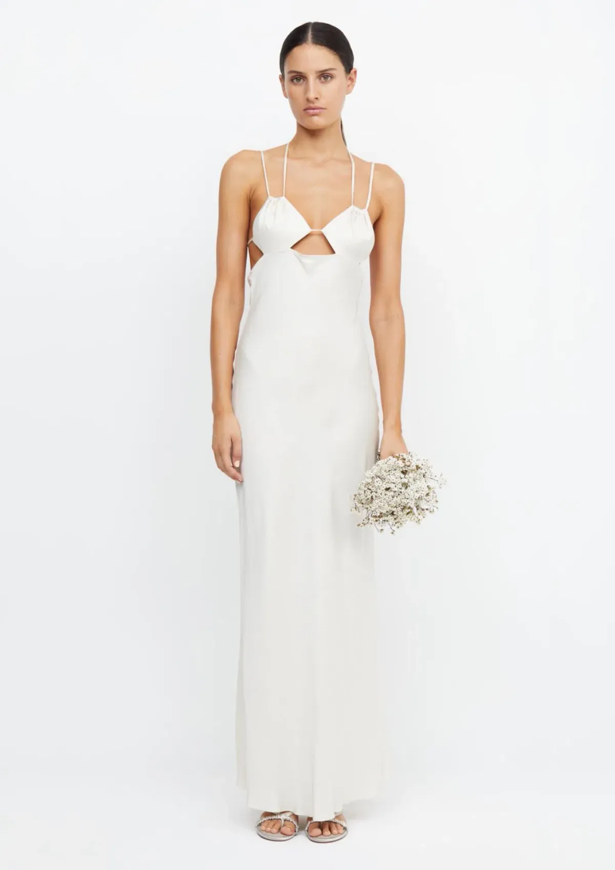 Bec & Bridge Adore Tie Maxi Dress Cream Size S / AU 8 for rent on The Volte - main image