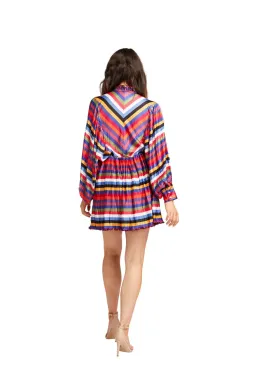 Elliatt Sodality Striped Dress Multi Size AU 8 for rent on The Volte - image 2