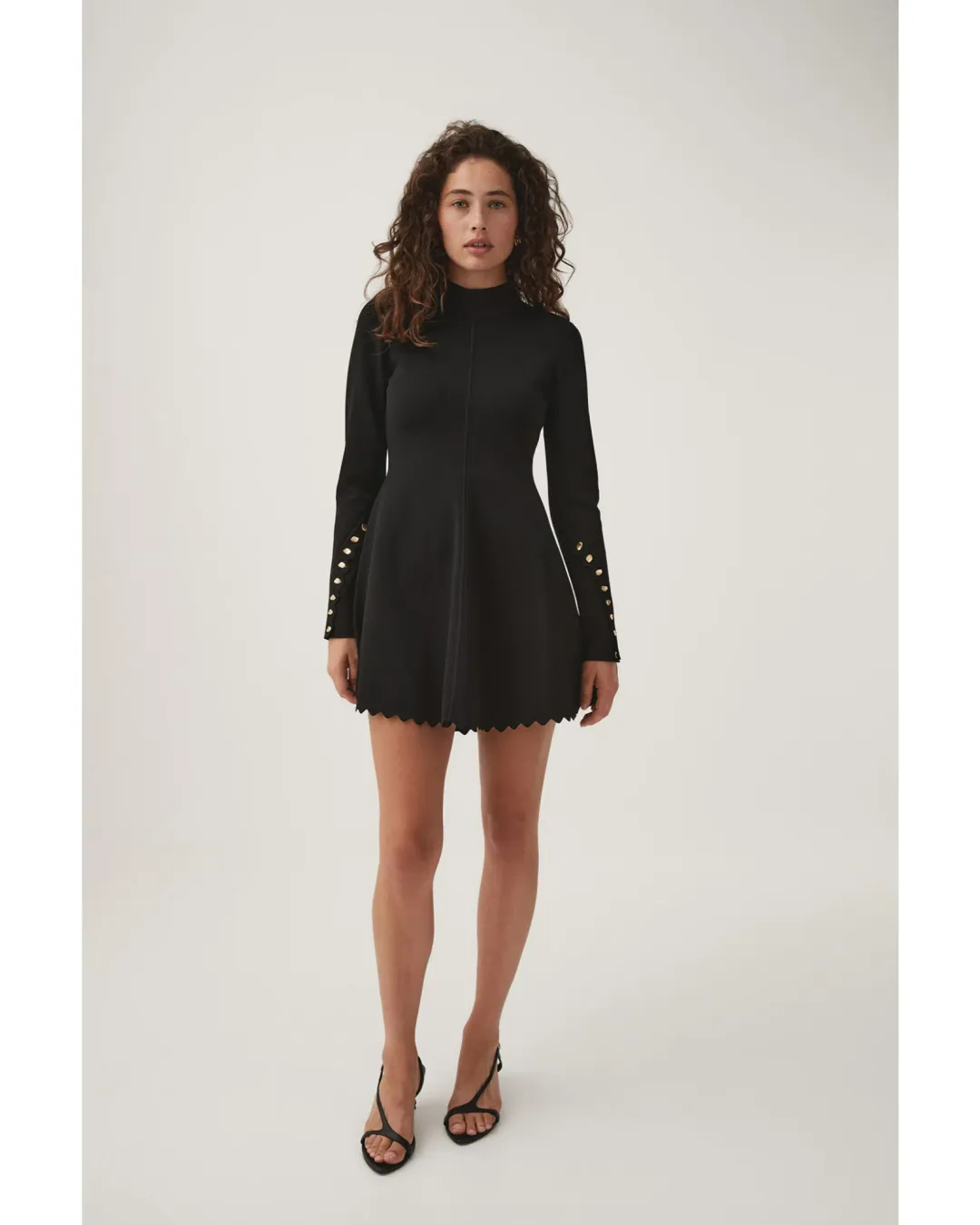 Aje Harmony Knit Dress in Black Size XXS / AU 4 for rent on The Volte - main image