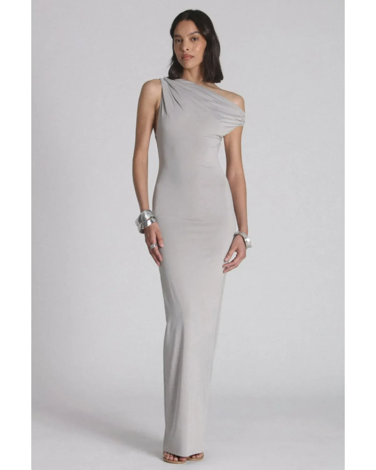 Bayse Haven Maxi Dress in Grey Size S / AU 8 for rent on The Volte - main image