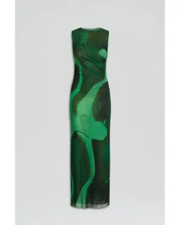 Scanlan Theodore Italian Watercolour Print Dress Safari Size AU 8 for rent on The Volte - image 3