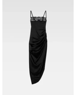 Jacquemus La Saudade longue brodée Dress Black Size AU 8 for rent on The Volte - image 5