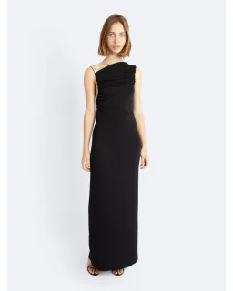 Christopher Esber Yrjo Backless Tie Midi Dress Black Size AU 8  for rent on The Volte - image 1
