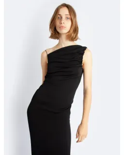 Christopher Esber Yrjo Backless Tie Midi Dress Black Size AU 8  for rent on The Volte - image 3