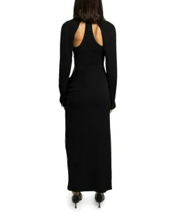 Christopher Esber Ruched Tie Floating Sleeve Dress Black Size AU 8 for rent on The Volte - image 2
