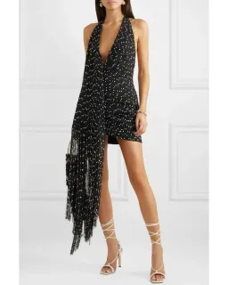 Jacquemus Valoria Mini Dress Black Size AU 8 for rent on The Volte - image 1