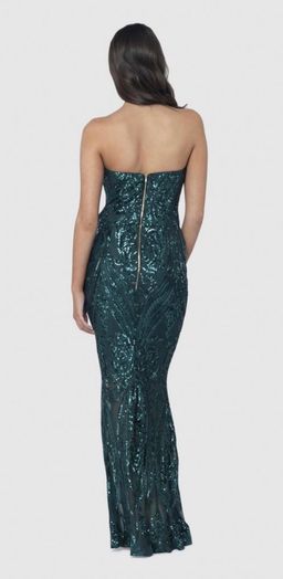 Pilgrim Melanie Sequin Dress Green Size 8 for rent on The Volte - image 2