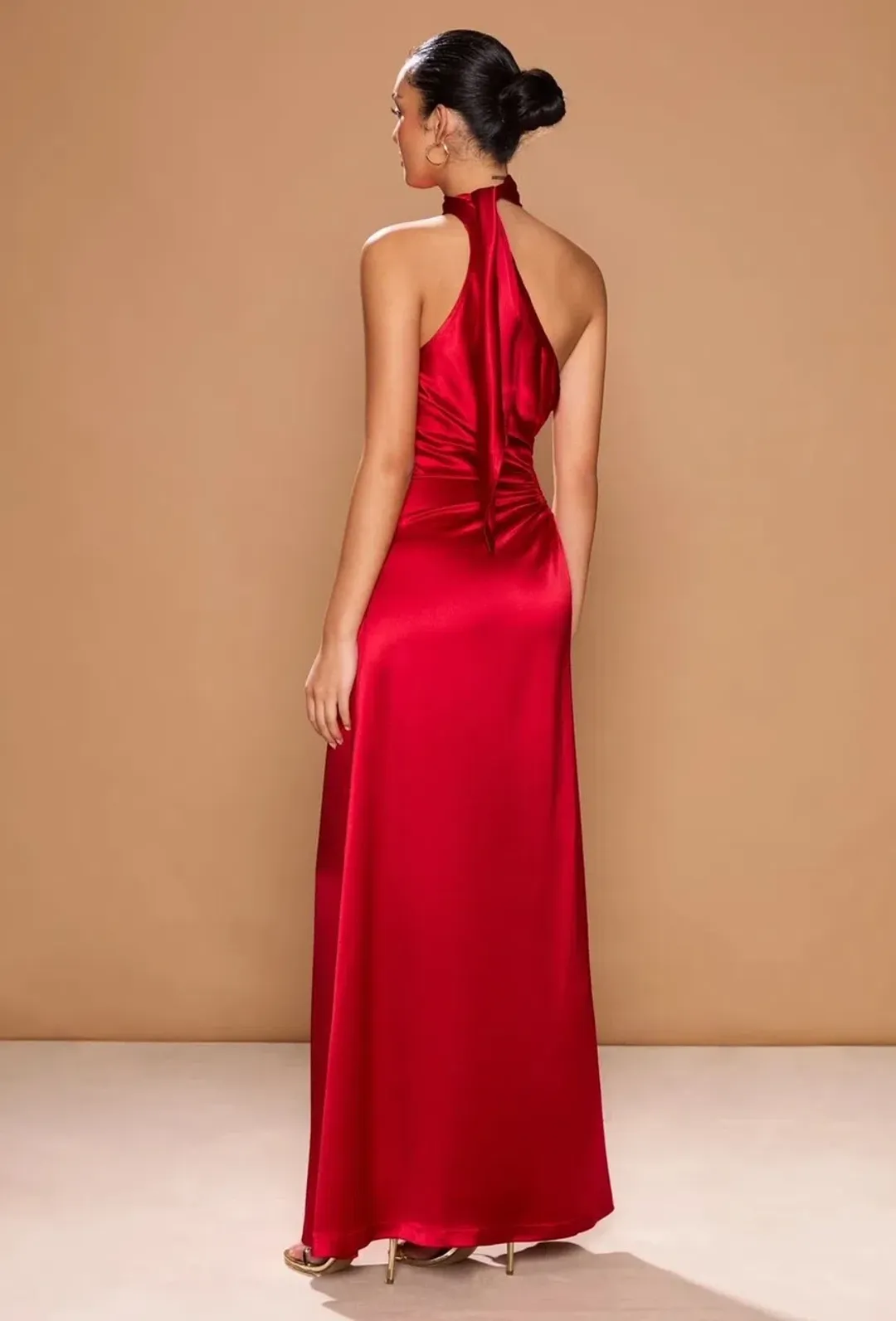 Sonya Moda Alia Dress in Sorrento Red Size 16 for rent on The Volte - main image