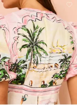 Alemais Sunset Midi Dress Multi Print  Size 12 for rent on The Volte - image 7