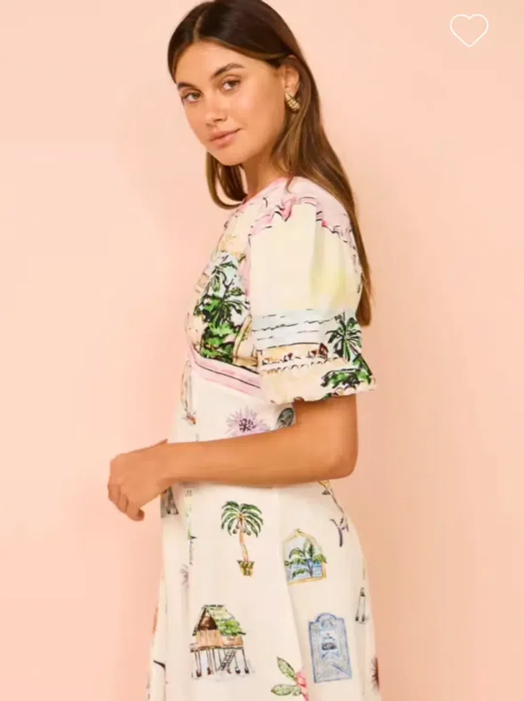 Alemais Sunset Midi Dress Multi Print  Size 12 for rent on The Volte - main image