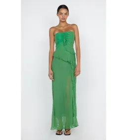 Bec & Bridge Maresca Strapless Dress Green Apple Size 6 for rent on The Volte - image 1