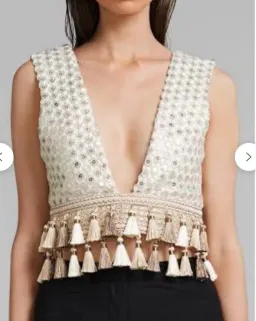 Eliya the Label Shakira Top Cream Size 6 for rent on The Volte - image 1