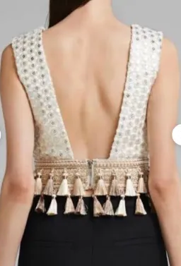 Eliya the Label Shakira Top Cream Size 6 for rent on The Volte - image 2