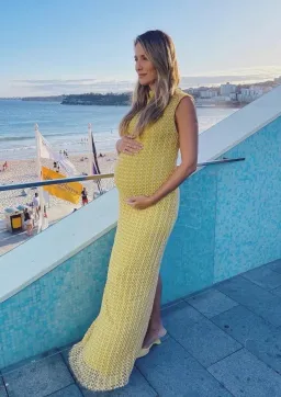 Camilla and Marc Riviera Column Dress Yellow Size 8 for rent on The Volte - image 3