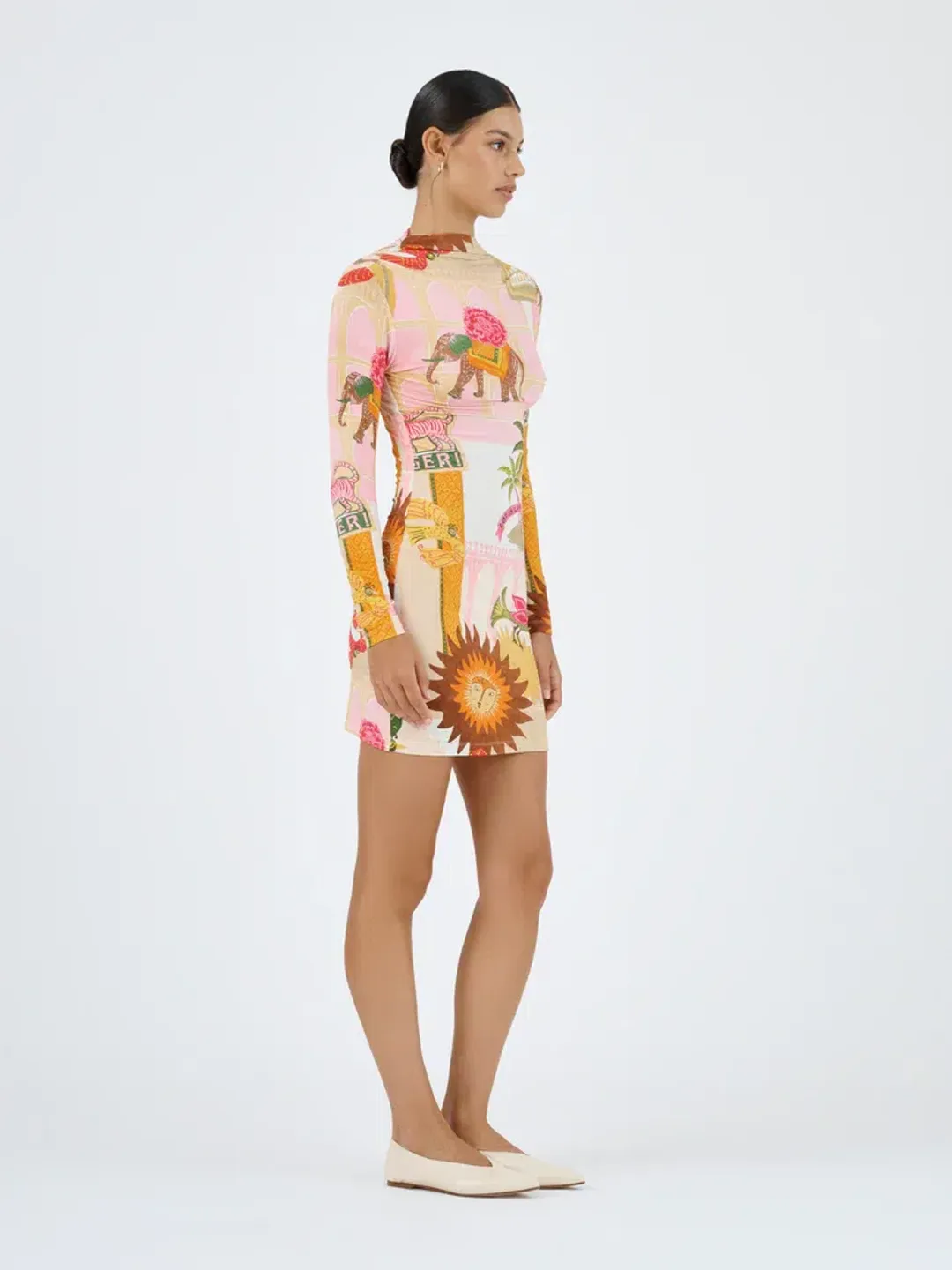 Roame Goldie Mini Dress Pink City Size 1 / Au 8 for rent on The Volte - main image