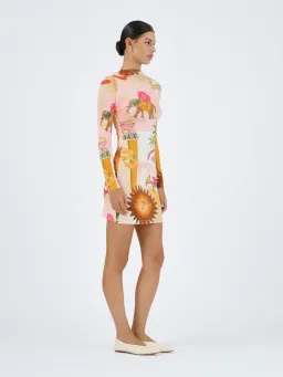 Roame Goldie Mini Dress Pink City Size 1 / Au 8 for rent on The Volte - image 4