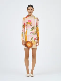 Roame Goldie Mini Dress Pink City Size 1 / Au 8 for rent on The Volte - image 1