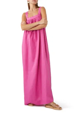 Oroton Bow Detail Sundress Fuchsia Pink Size AU 8 for rent on The Volte - image 5