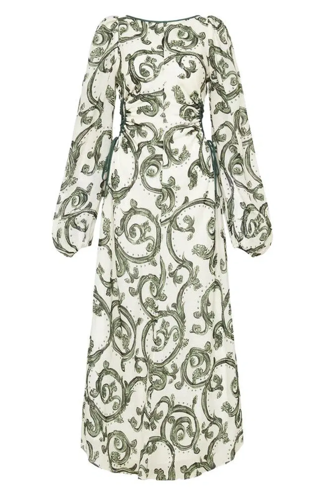 Kate Ford Zelie Cut Out Dress Valentina Print Size 1 / AU 8 for rent on The Volte - main image