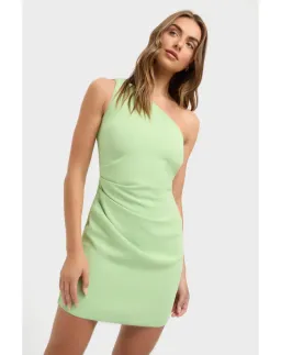 Kookai Alpha Rouched Mini Dress Green Size 8 for rent on The Volte - image 2