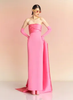 Solace London The Kinsley Maxi Dress in Rose Pink Size 12 for rent on The Volte - image 1
