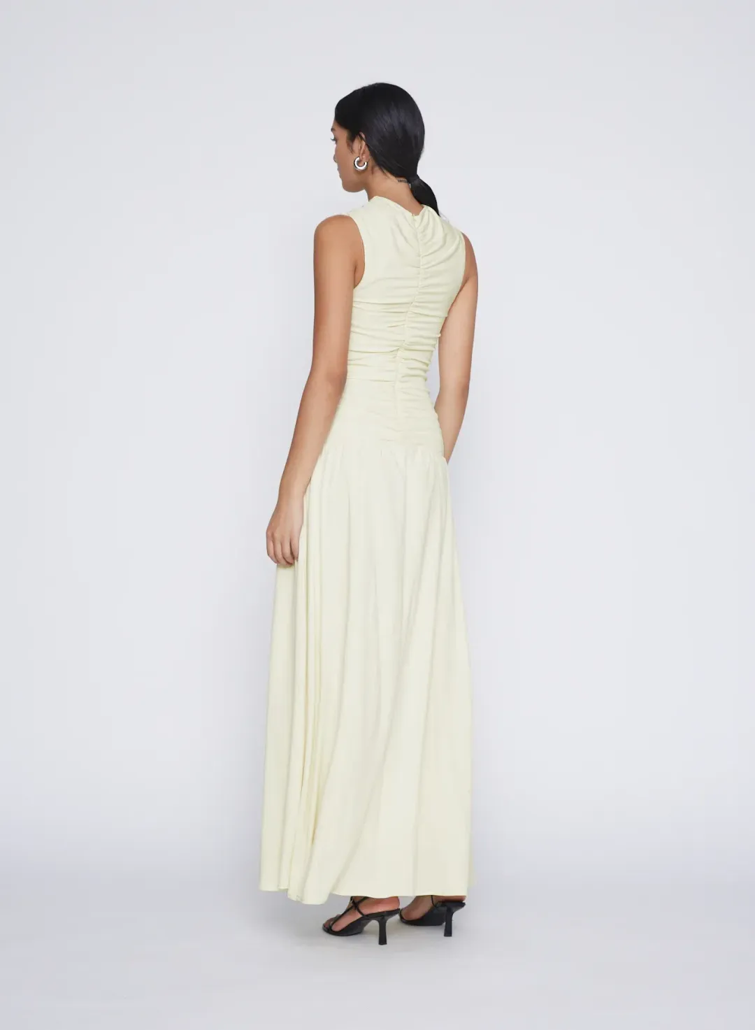 Anna Quan Fleur Midi Dress in Vanilla Size 14 for rent on The Volte - main image