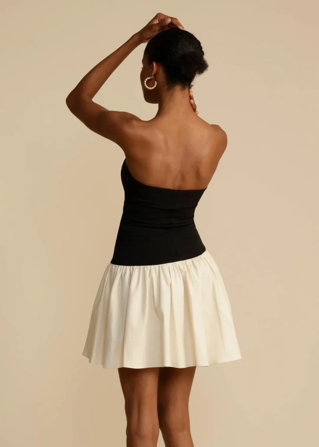 Arcina Ori Celine Mini Dress Black/White Size XS / AU 6 for rent on The Volte - main image