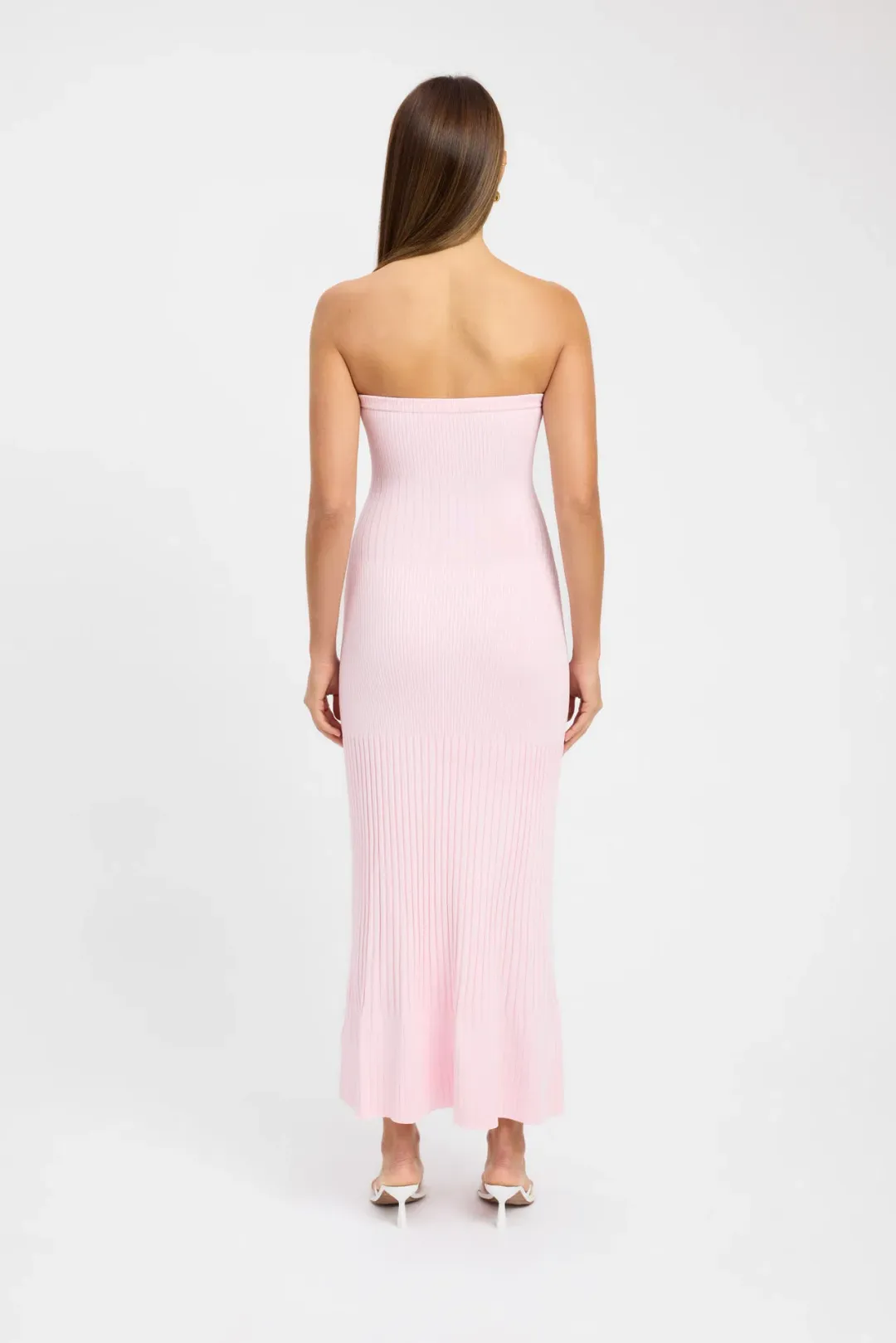 Kookai Serah Strapless Maxi Dress Pink Size 34 (AU 6) for rent on The Volte - main image