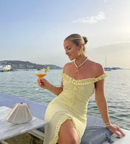 Majorelle Chandra Gown Yellow Size XS / AU 6 for rent on The Volte - image 7