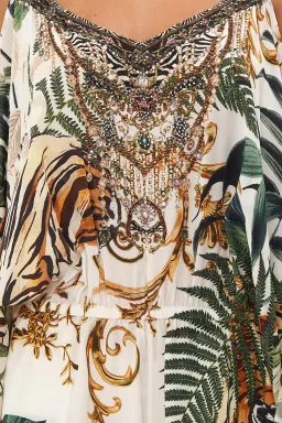 Camilla Franks Drop Shoulder Playsuit Tiger Trap Print Size S /AU 10 for rent on The Volte - image 6