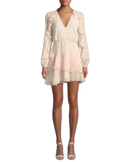 La Maison Talulah Love Token Mini Dress Blush Size 8 for rent on The Volte - image 1