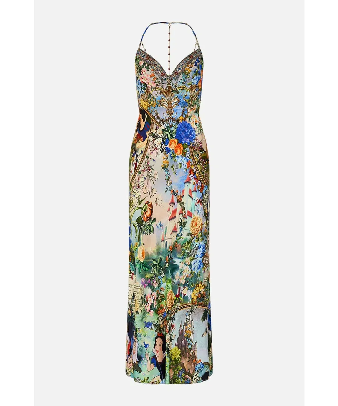 Camilla Chain Detail Slip Dress Multi Size 8 for rent on The Volte - main image