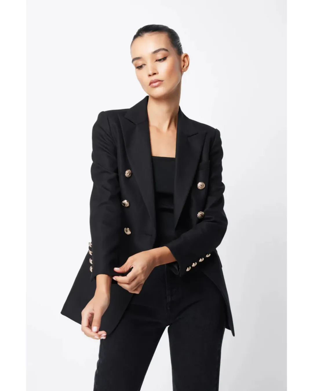 Mossman Signature Blazer Black Size AU 10  for rent on The Volte - main image